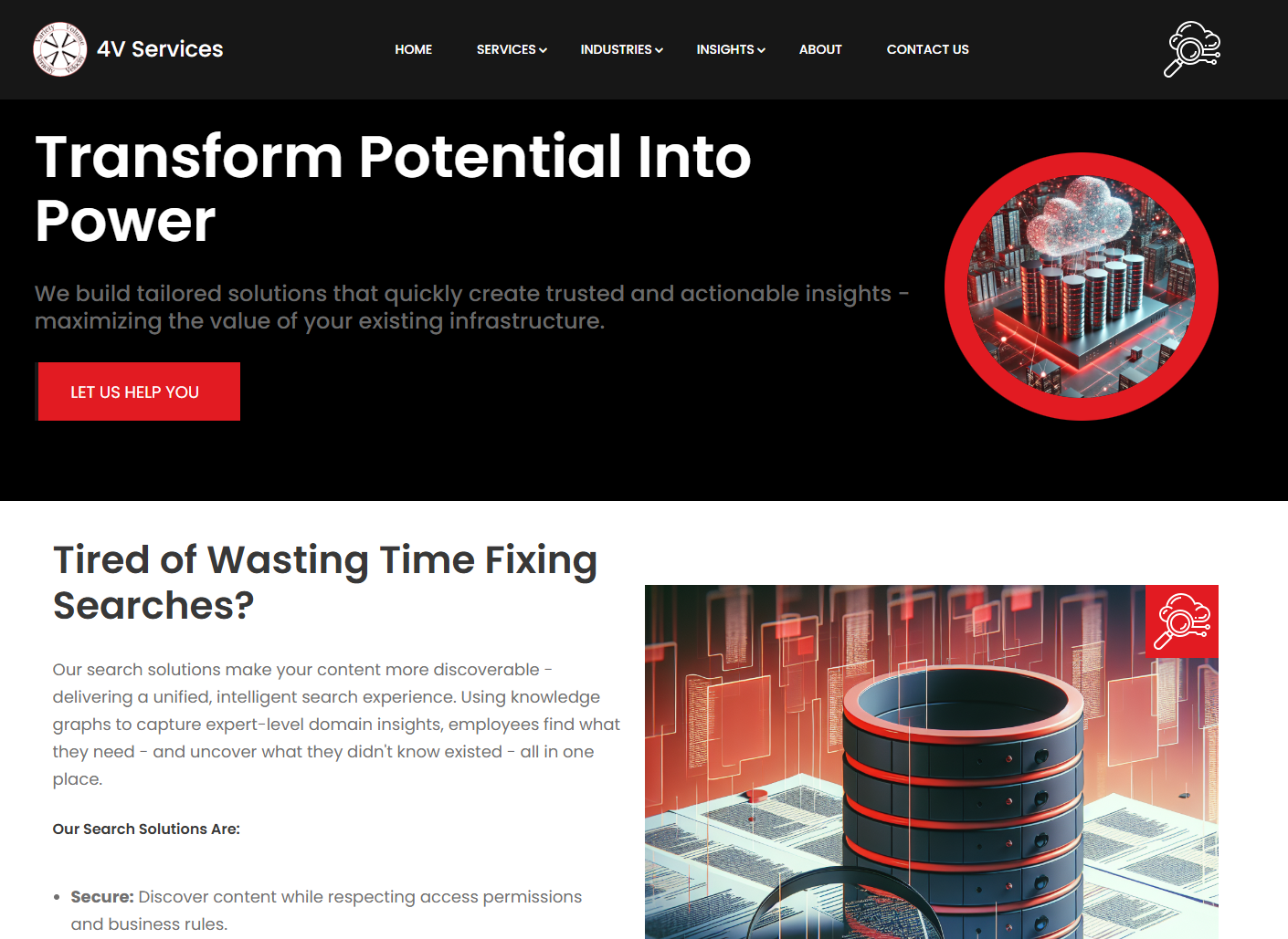 4V Services Website Design