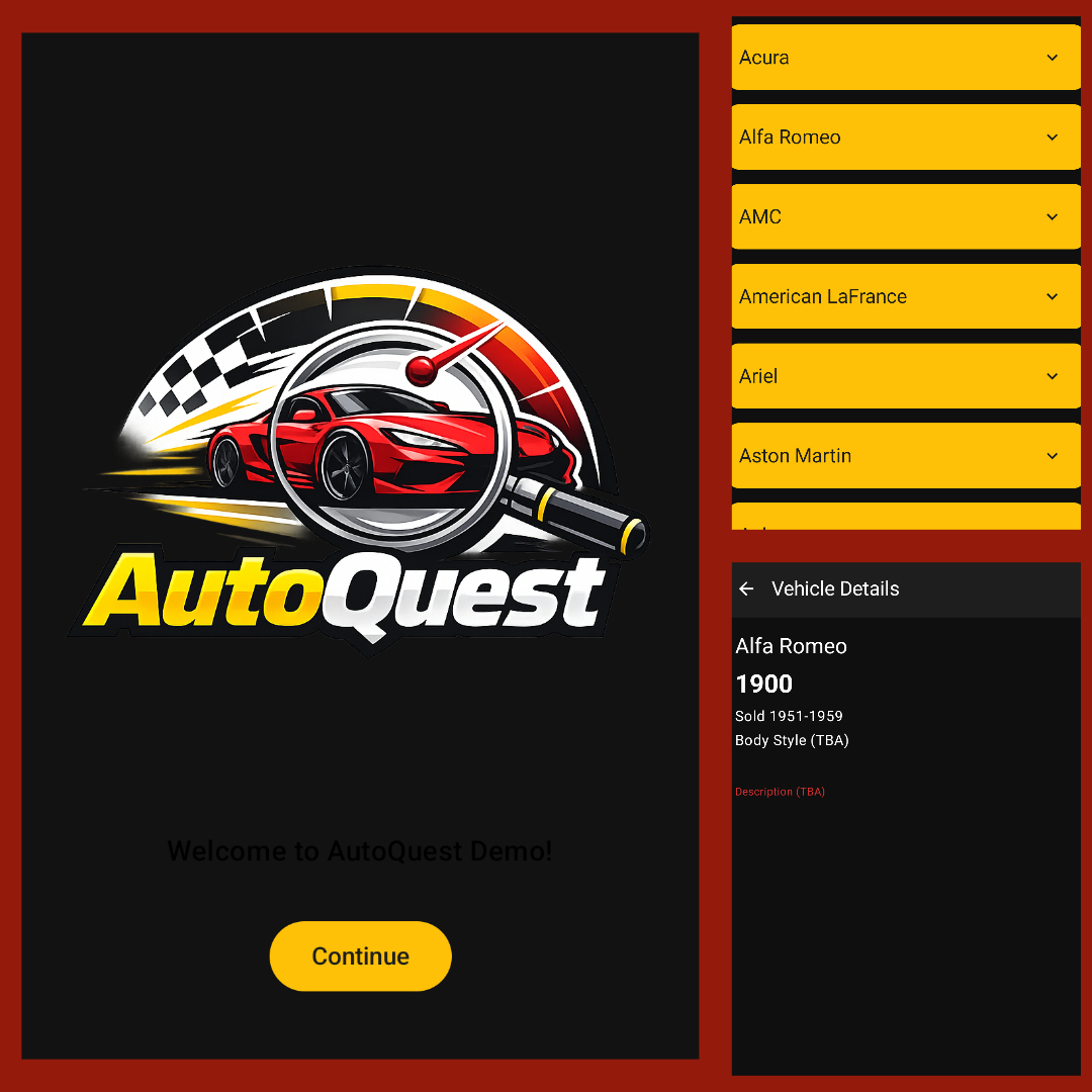 AutoQuest Application Design